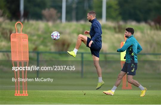 Republic of Ireland Training Session and Press Conference Republic of Ireland Training Session and Press Conference