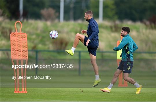 Republic of Ireland Training Session and Press Conference