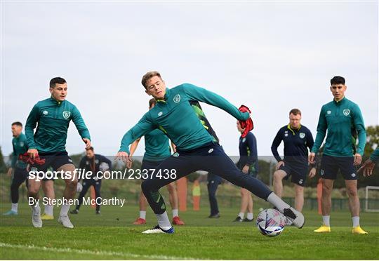 Republic of Ireland Training Session and Press Conference