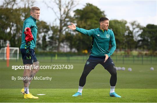 Republic of Ireland Training Session and Press Conference Republic of Ireland Training Session and Press Conference