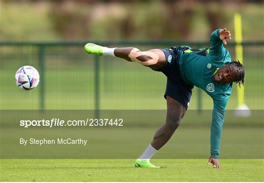 Republic of Ireland Training Session and Press Conference Republic of Ireland Training Session and Press Conference