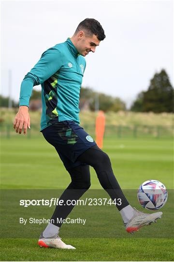 Republic of Ireland Training Session and Press Conference Republic of Ireland Training Session and Press Conference