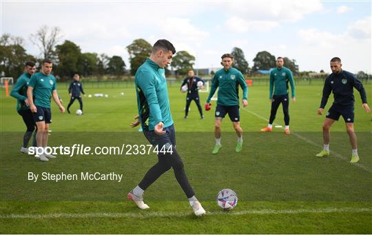 Republic of Ireland Training Session and Press Conference Republic of Ireland Training Session and Press Conference