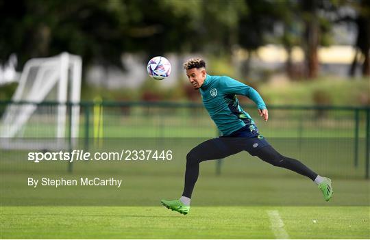 Republic of Ireland Training Session and Press Conference Republic of Ireland Training Session and Press Conference