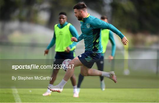Republic of Ireland Training Session and Press Conference Republic of Ireland Training Session and Press Conference