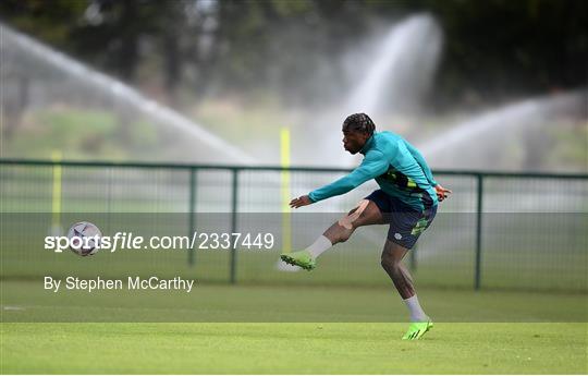 Republic of Ireland Training Session and Press Conference Republic of Ireland Training Session and Press Conference