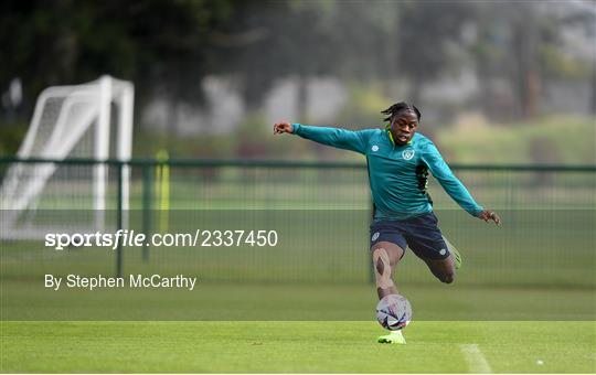 Republic of Ireland Training Session and Press Conference Republic of Ireland Training Session and Press Conference
