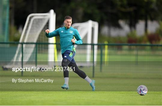 Republic of Ireland Training Session and Press Conference Republic of Ireland Training Session and Press Conference