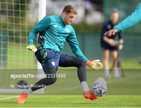 Republic of Ireland Training Session and Press Conference Republic of Ireland Training Session and Press Conference