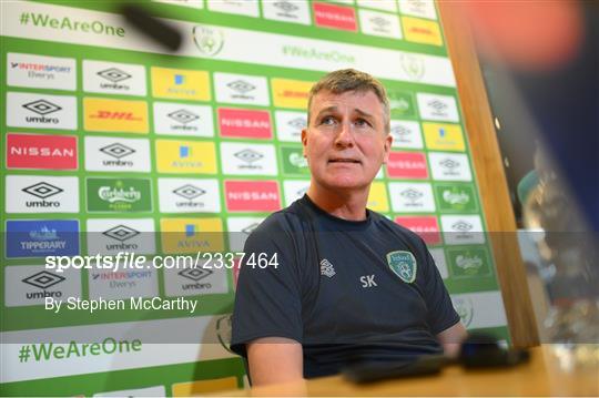 Republic of Ireland Training Session and Press Conference