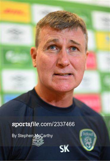 Republic of Ireland Training Session and Press Conference Republic of Ireland Training Session and Press Conference