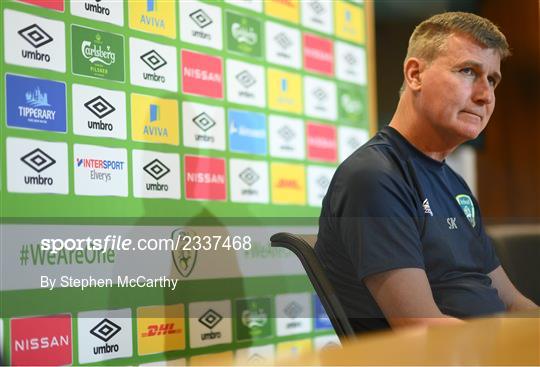 Republic of Ireland Training Session and Press Conference