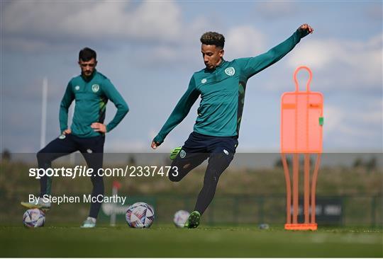 Republic of Ireland Training Session and Press Conference