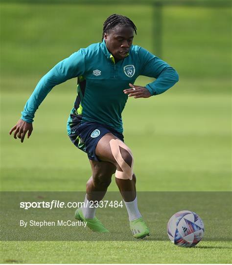 Republic of Ireland Training Session and Press Conference Republic of Ireland Training Session and Press Conference