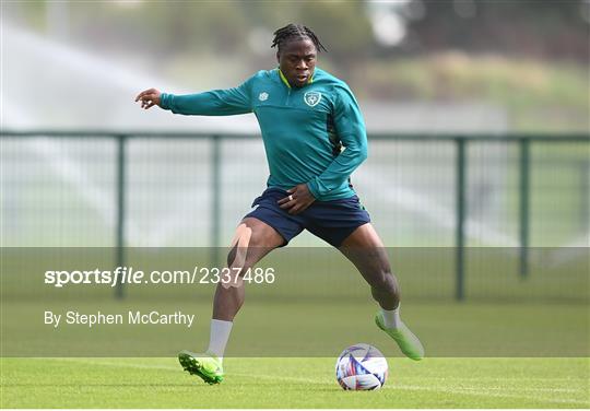 Republic of Ireland Training Session and Press Conference Republic of Ireland Training Session and Press Conference