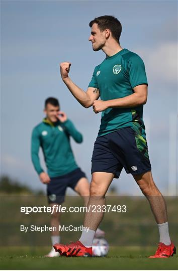Republic of Ireland Training Session and Press Conference Republic of Ireland Training Session and Press Conference