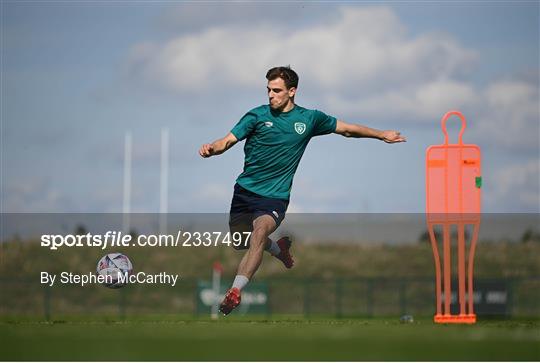 Republic of Ireland Training Session and Press Conference Republic of Ireland Training Session and Press Conference