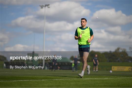 Republic of Ireland Training Session and Press Conference Republic of Ireland Training Session and Press Conference