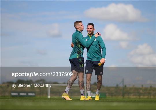 Republic of Ireland Training Session and Press Conference