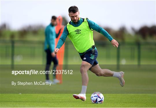 Republic of Ireland Training Session and Press Conference