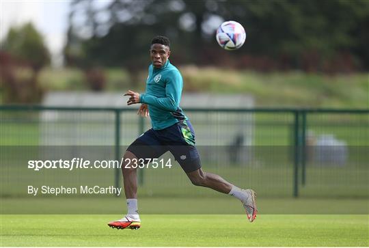 Republic of Ireland Training Session and Press Conference Republic of Ireland Training Session and Press Conference