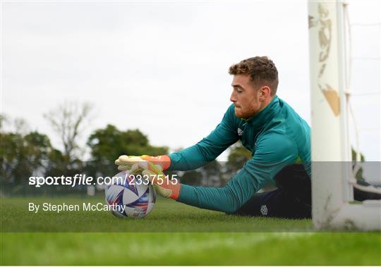 Republic of Ireland Training Session and Press Conference Republic of Ireland Training Session and Press Conference