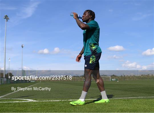 Republic of Ireland Training Session and Press Conference Republic of Ireland Training Session and Press Conference