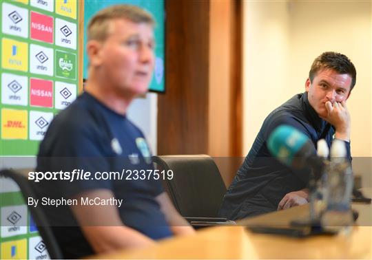 Republic of Ireland Training Session and Press Conference Republic of Ireland Training Session and Press Conference