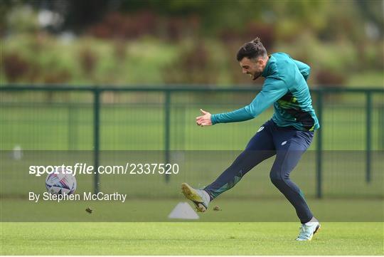 Republic of Ireland Training Session and Press Conference Republic of Ireland Training Session and Press Conference
