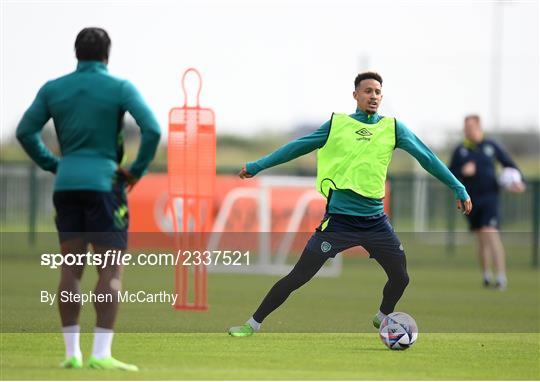 Republic of Ireland Training Session and Press Conference