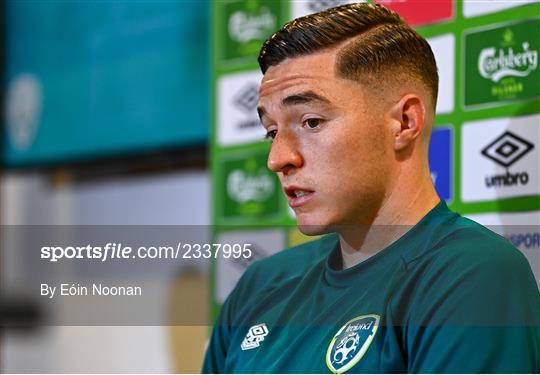 Republic of Ireland U21 Press Conference and Training Session Republic of Ireland U21 Press Conference and Training Session