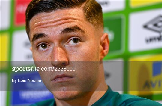 Republic of Ireland U21 Press Conference and Training Session