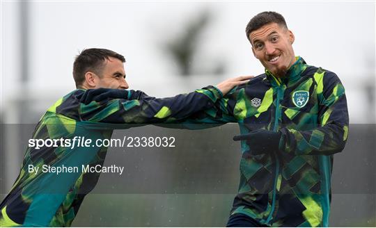 Republic of Ireland Training Session and Press Conference