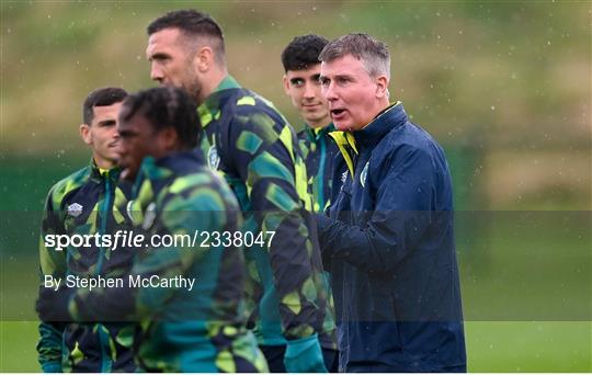 Republic of Ireland Training Session and Press Conference Republic of Ireland Training Session and Press Conference