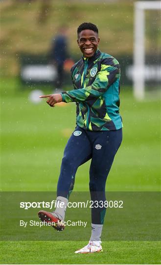 Republic of Ireland Training Session and Press Conference Republic of Ireland Training Session and Press Conference