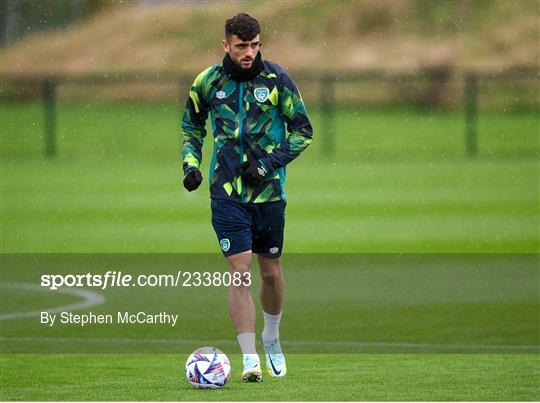 Republic of Ireland Training Session and Press Conference Republic of Ireland Training Session and Press Conference
