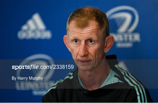 Leinster Rugby Captain's Run and Press Conference Leinster Rugby Captain's Run and Press Conference