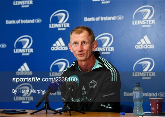 Leinster Rugby Captain's Run and Press Conference Leinster Rugby Captain's Run and Press Conference