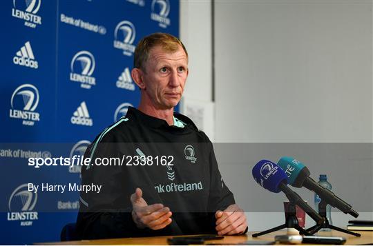 Leinster Rugby Captain's Run and Press Conference Leinster Rugby Captain's Run and Press Conference