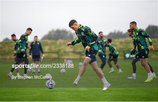 Republic of Ireland Training Session and Press Conference Republic of Ireland Training Session and Press Conference