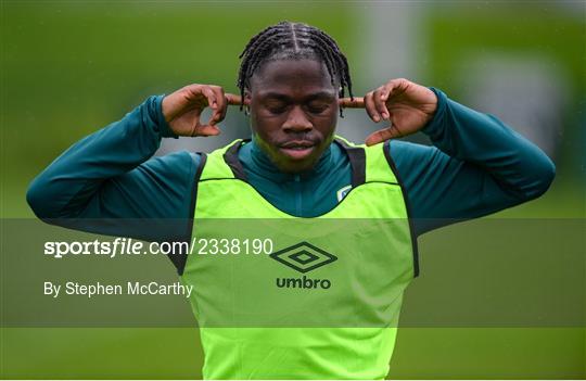 Republic of Ireland Training Session and Press Conference Republic of Ireland Training Session and Press Conference