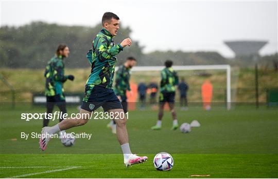 Republic of Ireland Training Session and Press Conference Republic of Ireland Training Session and Press Conference