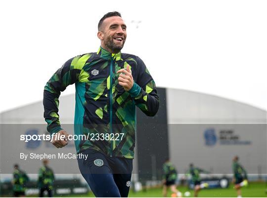 Republic of Ireland Training Session and Press Conference Republic of Ireland Training Session and Press Conference