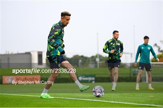 Republic of Ireland Training Session and Press Conference