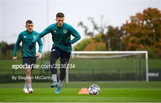 Republic of Ireland Training Session and Press Conference Republic of Ireland Training Session and Press Conference