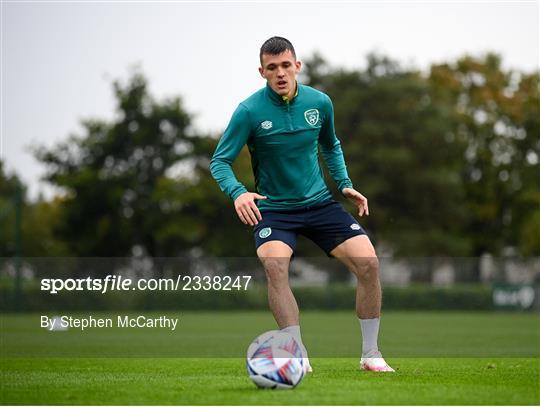 Republic of Ireland Training Session and Press Conference Republic of Ireland Training Session and Press Conference