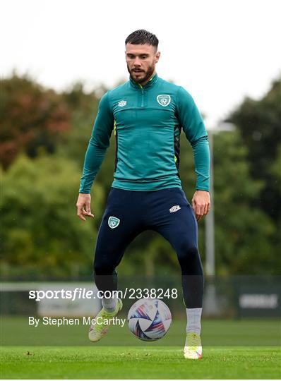Republic of Ireland Training Session and Press Conference Republic of Ireland Training Session and Press Conference