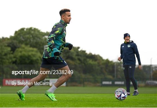 Republic of Ireland Training Session and Press Conference Republic of Ireland Training Session and Press Conference
