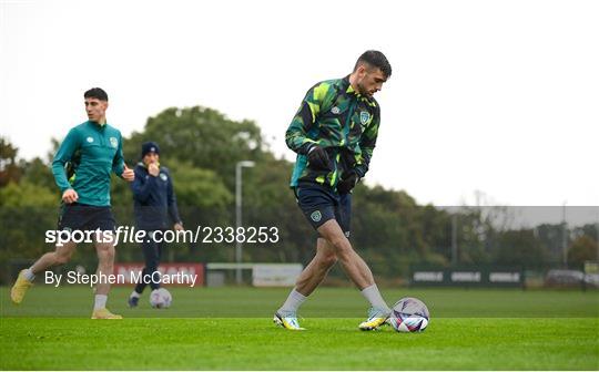 Republic of Ireland Training Session and Press Conference