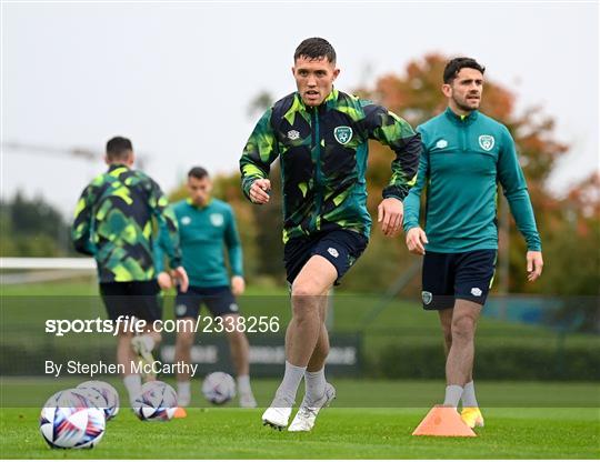 Republic of Ireland Training Session and Press Conference Republic of Ireland Training Session and Press Conference